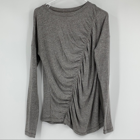 Zella So Graceful Ruched Long Sleeved top 9197 - Picture 3 of 9